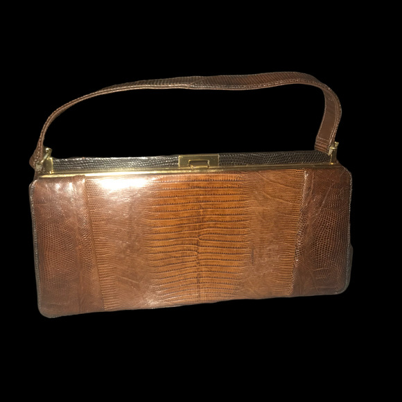 ESCORT 1950'S EXOTIC ALLIGATOR HANDBAG - Picture 6 of 9